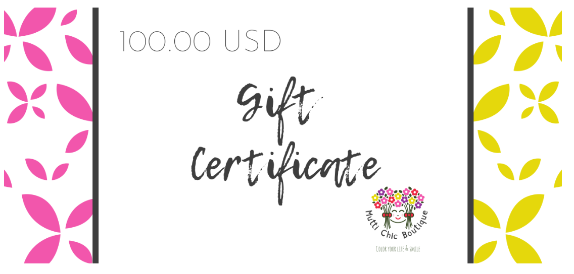 Mutti Chic Gift Certificate