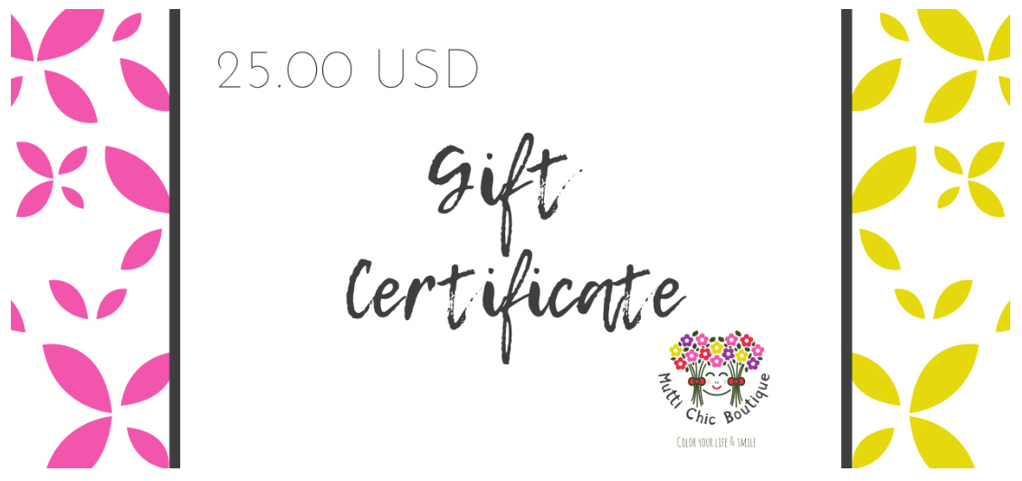 Mutti Chic Gift Certificate